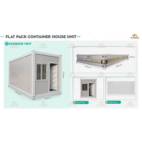 20ft Flat Pack Accommodation