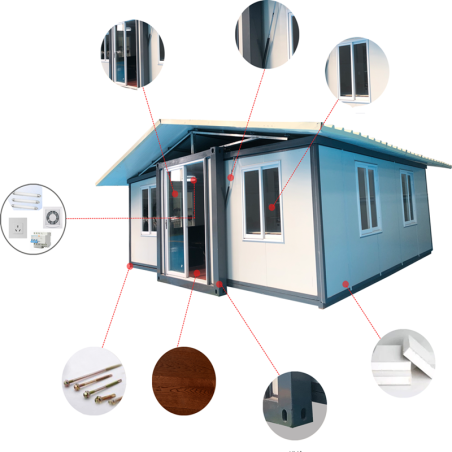 Luxury Foldable 2-Story Container Home