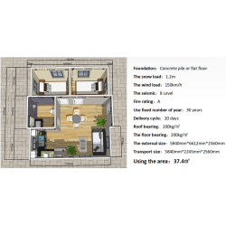 Luxury Foldable 2-Story Container Home